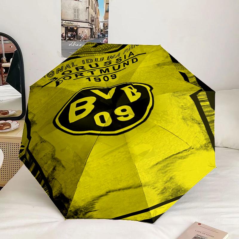 08 Football Club Umbrella 8-Frame for Travel, Camping, Casual Lightweight Portable Umbrella, Essential for Every Family Holidays Gift
