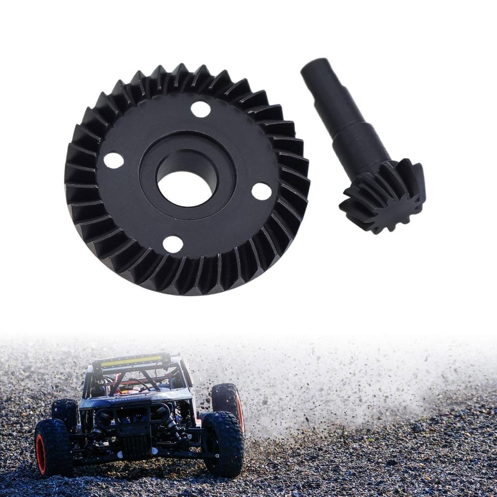 Differential Axle Gear Replacement Heavy Duty Steel Spiral for 1/10 RC Car DIY