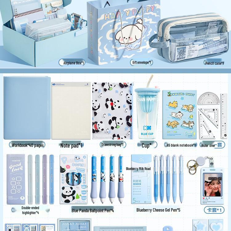 Back To School Stationery Gift Box for Girls - Perfect for Elementary & Junior High