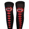 Women Halloween Party Stockings Lolita Printing Witch Cosplay Funny Cartoon Costume Long Socks Accessories Props