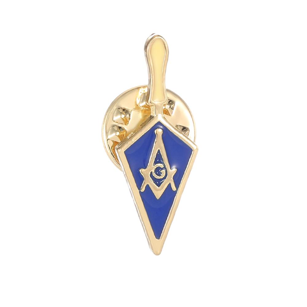 New Freemason Logo Enamel Brooch Masonic Symbols Pin For Clothes Jewelry Decoration Freeshipping
