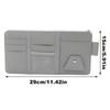 Small Auto Visor Organizer And Storage Car Interior Organizer PU Leather Adjustable Sunglasses Holder Multifunctional Stylish