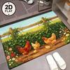 Cute Cartoon Dog Back View Door Mat Lovely Print Entry Rug Fun   Floor Carpet Home   Mat for  Hallway Pet Lover  Decor Accessory