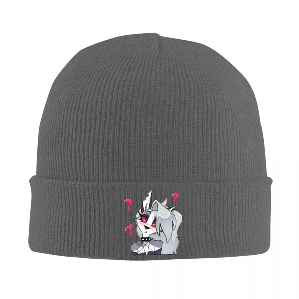 Helluva Boss Loona Warm Knitted Cap Fashion Bonnet Hat Autumn Winter Outdoor Beanies Hats for Unisex Adult