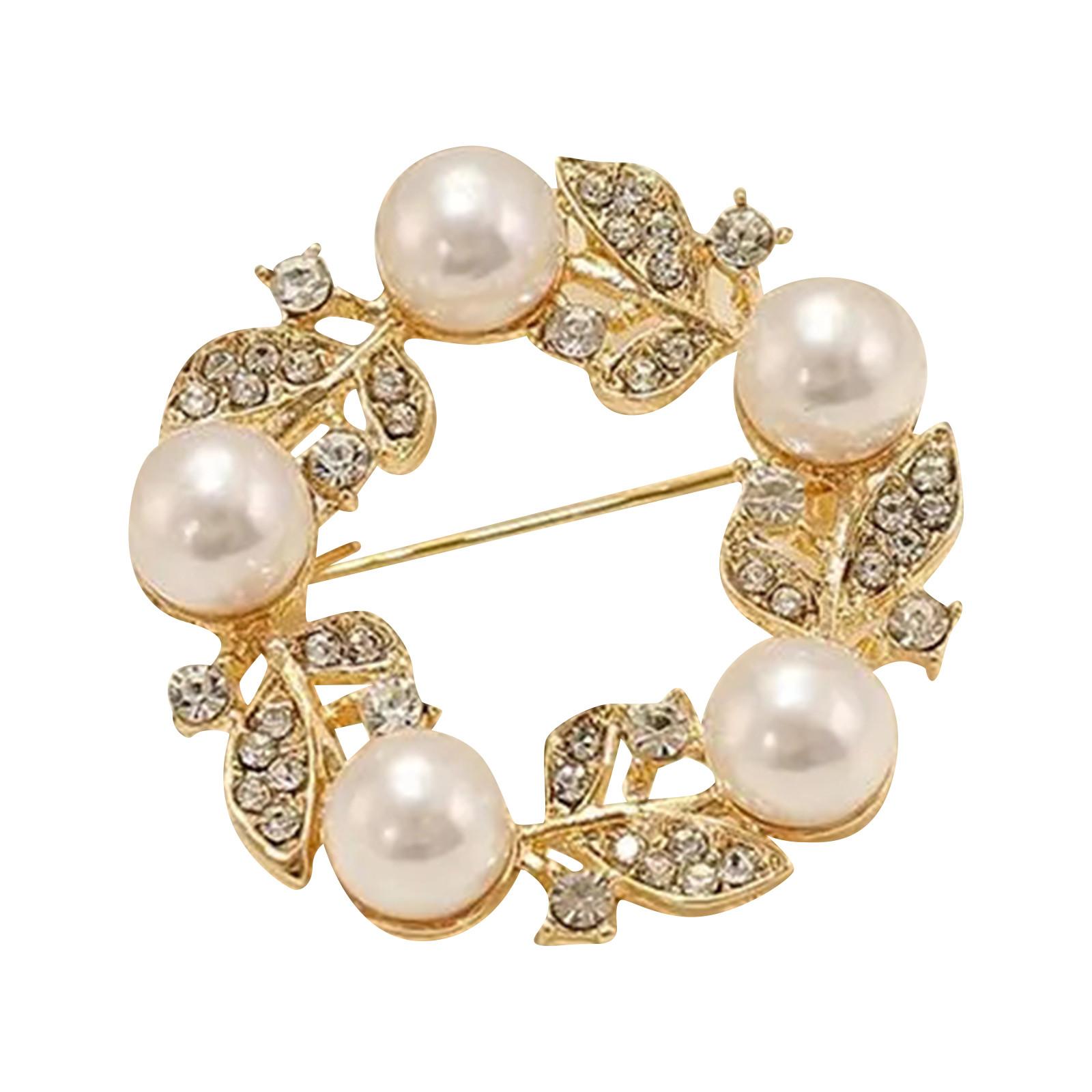 

Брошь-цветок красного цвета, расписанная маслом, украшенная бриллиантами, женская брошь-цветок на грудь, аксессуар для костюма «Темперамент» One Size белый