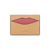Coach Logo Credit Card Holder With Four Slots Unisex Wallet Gold Latte Multicolor CW926-IMWQB