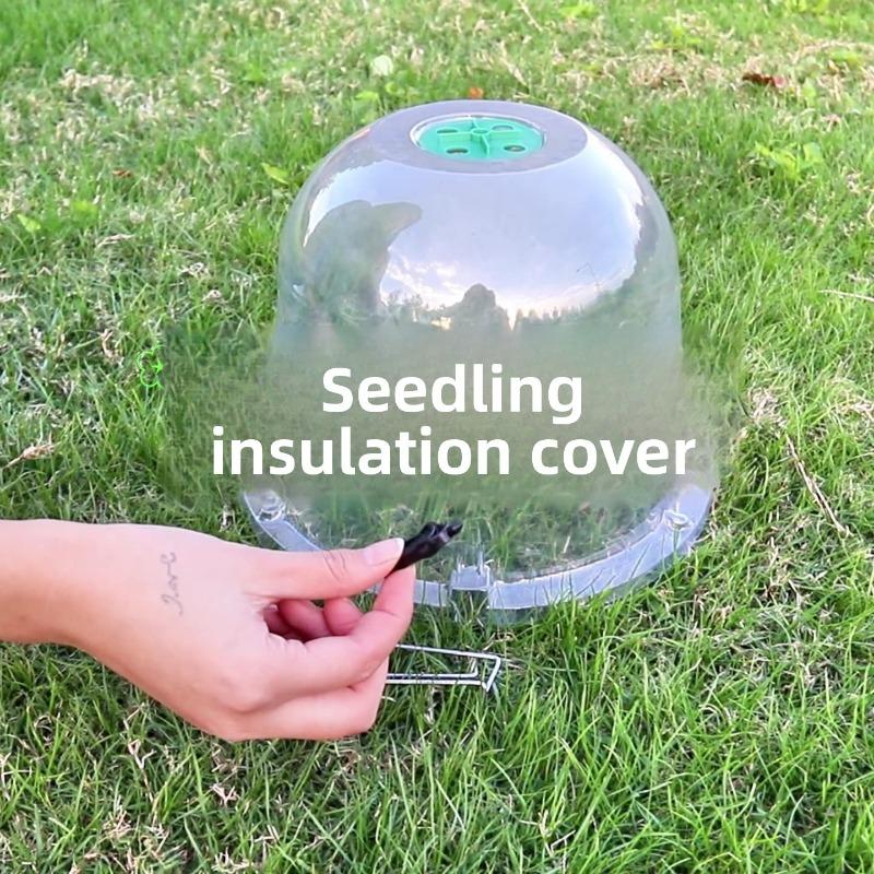 Thermal and Moisture-preserving Planting Protection Cover Greenhouse Seedling Raising Cover Flower Pot Lid Seedling Incubation Cover