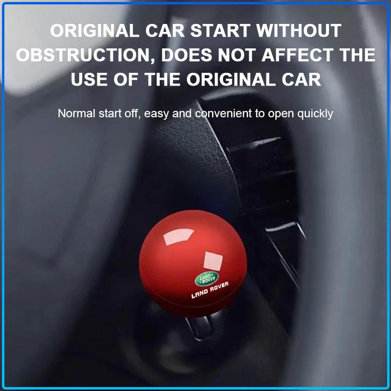 Car Logo Emblem Push Start Button Lever Creative Protective Cover For Land Rover Freelander 2 L2 L319 L462 LF Range Sport Evoque L322 Discovery 2 3 4