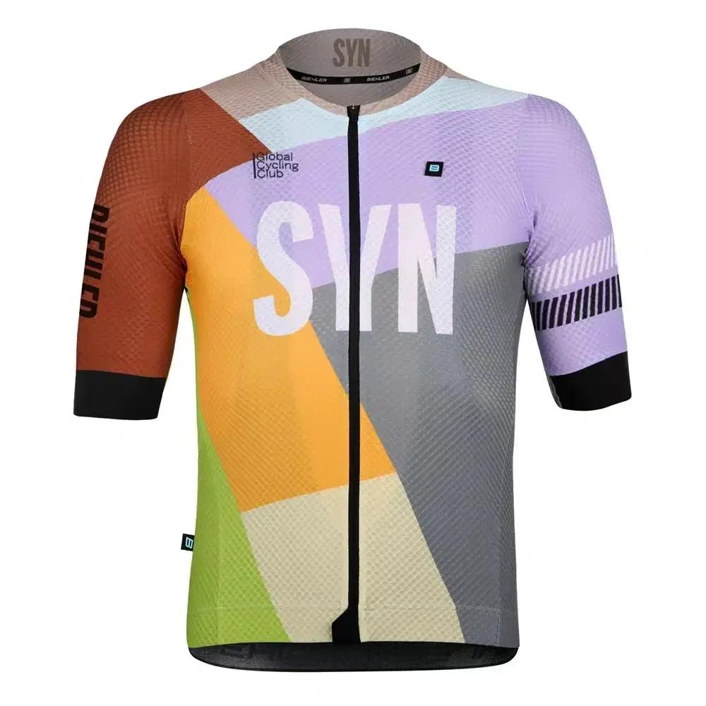 2026 Summer Cycling Clothes Men's Jerseys Road Cycling Short Sleeved Sets Bibs Quick Drying Clothes Breathable Cycling Shirt