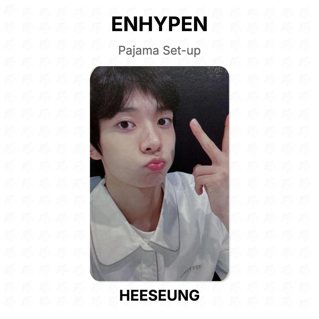 ENHYPEN Pajama Set-up Official Photocard