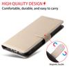 For TECNO Spark 40 Pro+ 4G Case RFID Blocking 3 Card Slots PU Leather Phone Cover with Wrist Strap