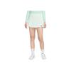 Logo Print Spliced Quick-Dry Skirt Sports Shorts Women Shorts Light-Green FD5700-394