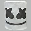 Set Felpa con Maniche Lunghe Pantaloni Maschera Copricapo DJ Marshmello per Bambini e Bambine Costumi Cosplay di Halloween Vestito per Giochi di Ruolo