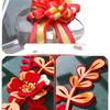 Complete Wedding Car Decoration Set: Escort Car Hood Flowers, Welcome Garland, Double Happiness Arrangement for a Festive Display
