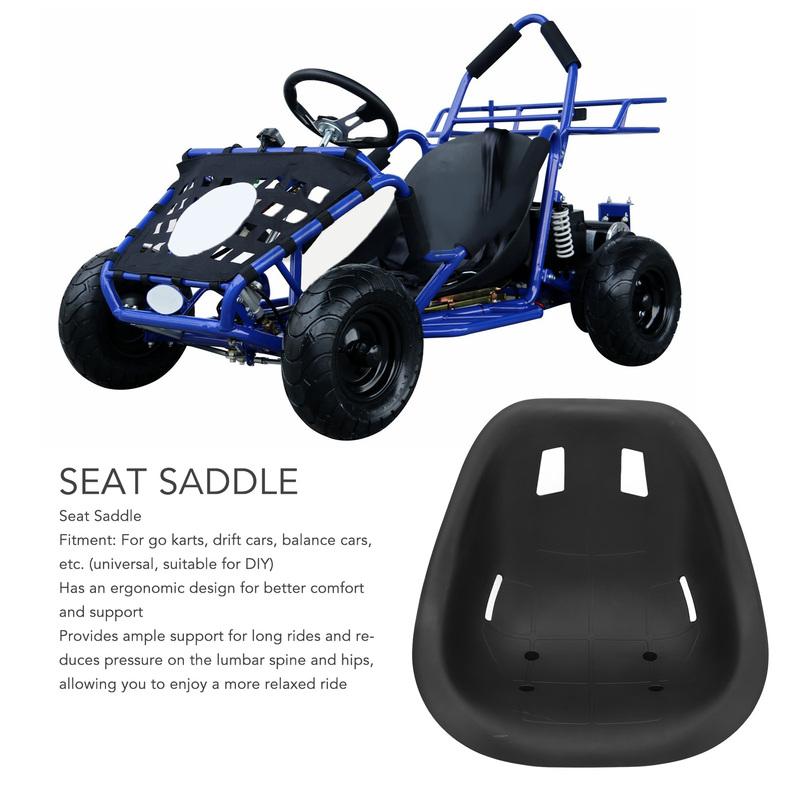 Go Karts Seat Saddle Comfortable Ergonomic Design Large Size Seat Backrest Saddle For Go Karts Drift Cars Balance Cars