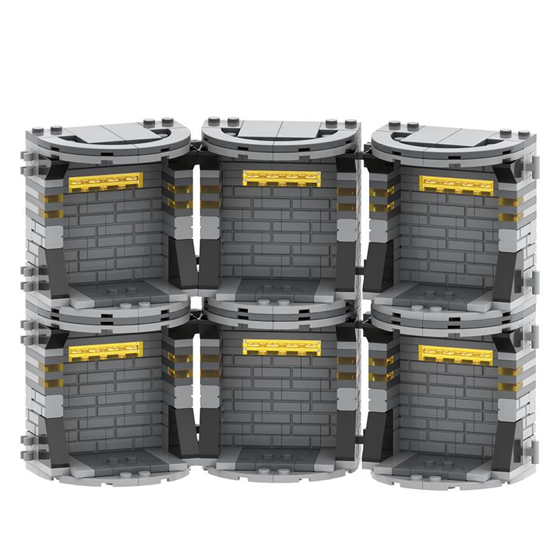 MOC Sci-fi Movie Mk1 Sence Suit-Up Gantry Armory Kit Military Weapons Compatible Figure Building Block Set Toys Playsets For Children Gift Presents
