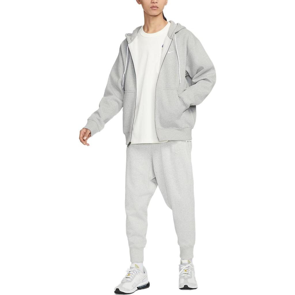 Nike embroidered logo hooded jacket 'Grey' Men's DR0404-063