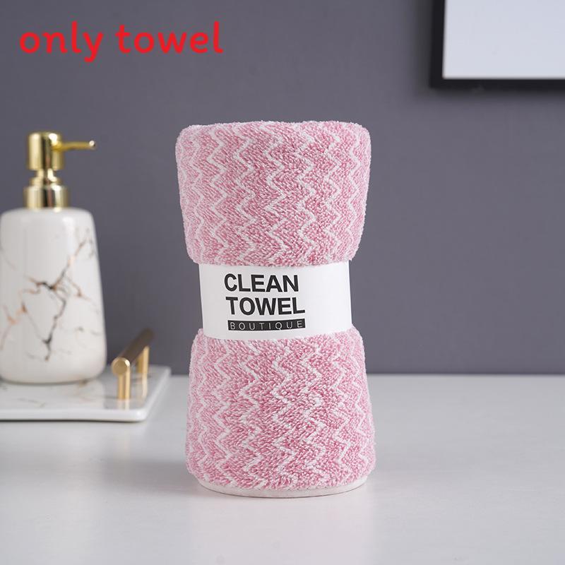 Coral Fleece Face Towel For Home Use Thick Absorbent Soft Adults Gift Collection