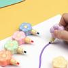 1 Stück 5 Farben süße Kawaii Blume Candy Farbe Textmarker Büro Schulbedarf Geschenk