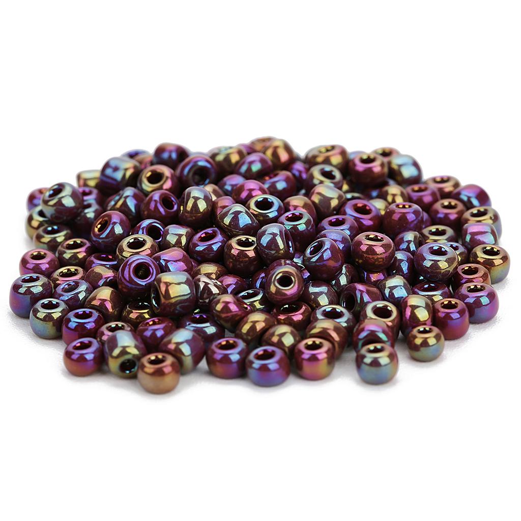 40g 4mm Glass Seed Beads Colorful Charm Czech Spacer Rice Beads For Handmade Bracelet Earring Making DIY Jewelry Accessorise