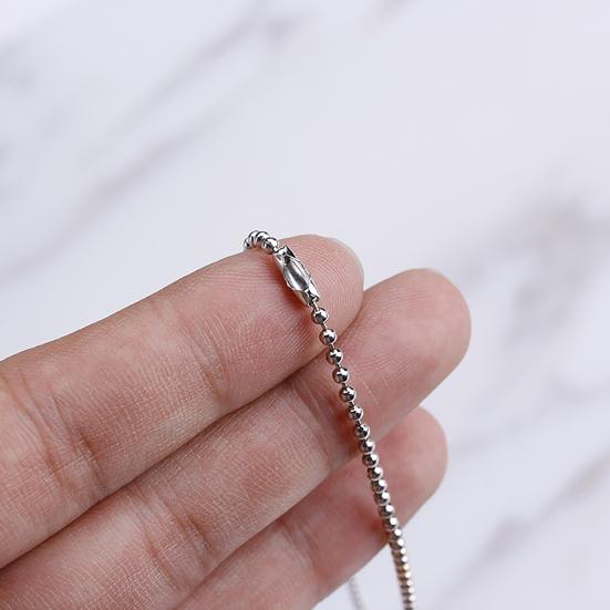 3 Pcs Women Necklace Stylish Heart Shape Alloy Girlfriend Wife Chain Necklace for Party