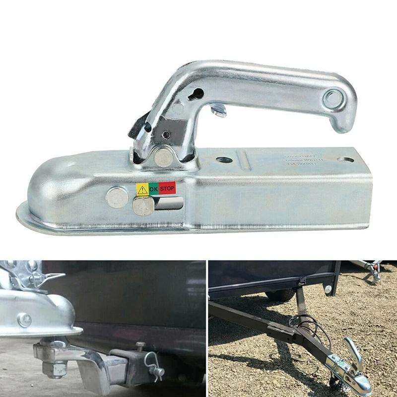 

Trailer Coupling Hitch 50mm Pressed Steel For Unbraked Trailers Upto 750kg Trailer Hitch Towing Coupler Mount
