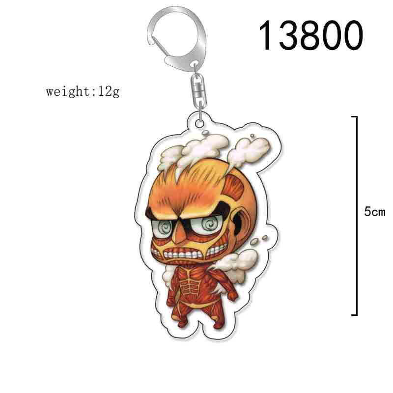Attack On Titan Anime Acrylic Keychain Pendant - Creative Jewelry Gift