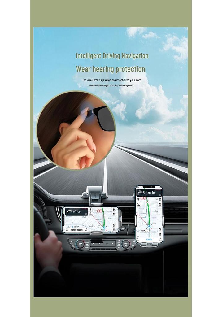 AI Translation Smart Bluetooth GS08 Sunglasses with UV Protection for Outdoor Use