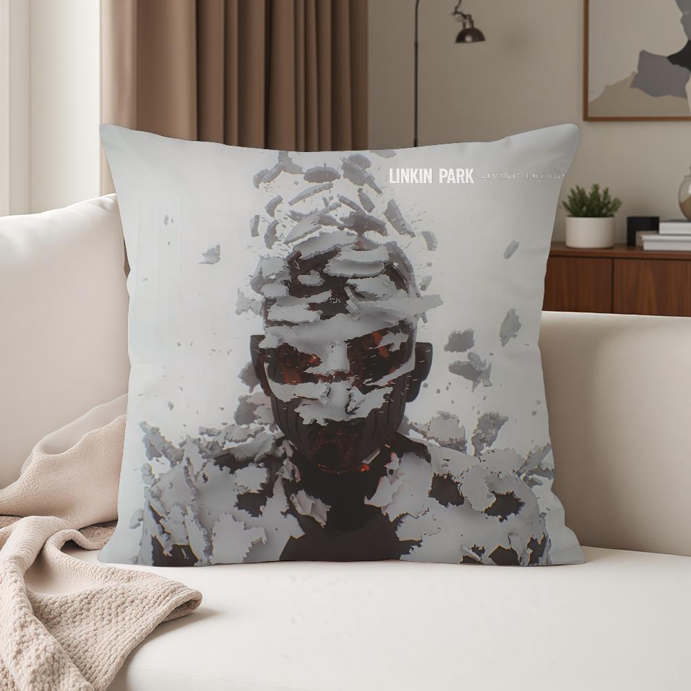 Rock Band L-Linkin P-park Наволочка Подходит для Спален Гостиных Автомобилей Домашнего Декора 12x12Inch