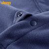 JEEP Men's Fleece Half-Zip Stand-Collar Sweatshirt