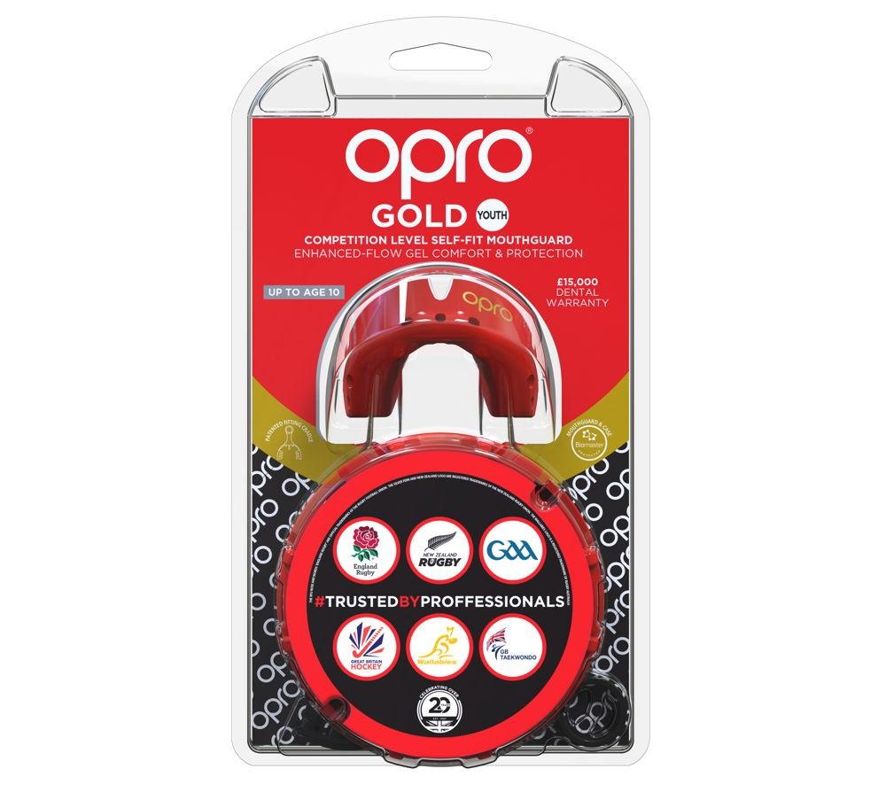 Opro Children's Mouthguard Gold GEN5 Red