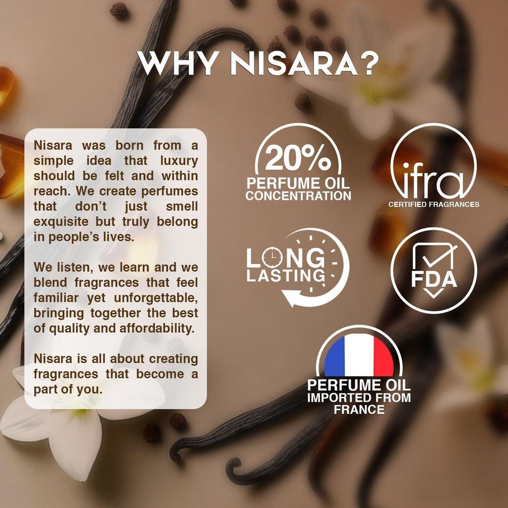 Nisara Vanilla Rush Gourmet Perfume For Woman 100 Ml | Long Lasting Eau De Parfum