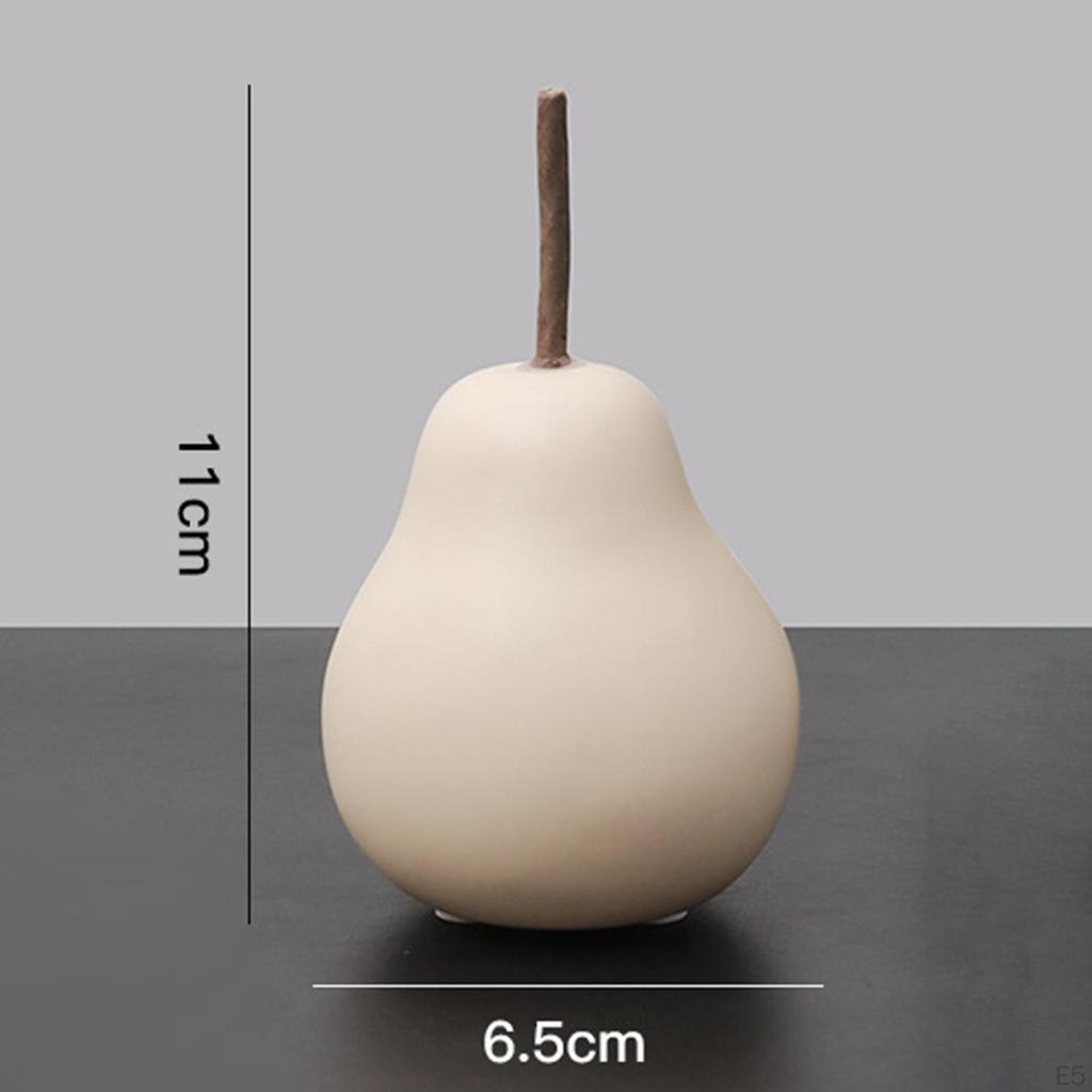 Figura Decorativa a Forma di Pera in Ceramica per Esposizione in Casa e in Ufficio