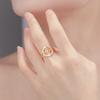 Likgreat Adjustable Witch Knot Ring With Clear Zircon For Women Stainless Steel Rings Gothic Boho Punk Jewelry Amulet Gifts