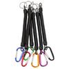 1Pc Key Chain Outdoor Lanyard Elastic Spiral Spring Coil Strap Retractable Rope Camping Anti-lost