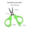 Multifunctional Heavy-Duty Stainless Steel Scissors: Household, Office, Fishing, and Thread Cutter