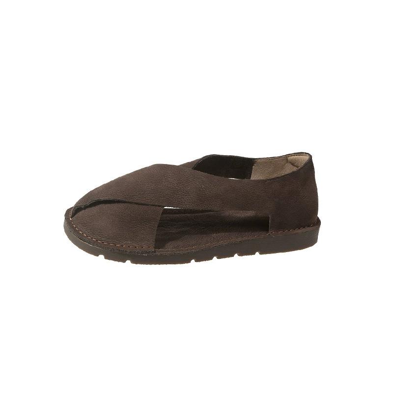 Baotou Sandals Women's Summer French Retro Flat Sandals Fairy Style Casual Sandals