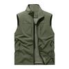 Gilet da Pesca da Uomo Asciugatura Rapida Giacca da Esterno Senza Maniche Leggero Multi Tasche Utilità Abbigliamento da Lavoro Gilet da Escursionismo