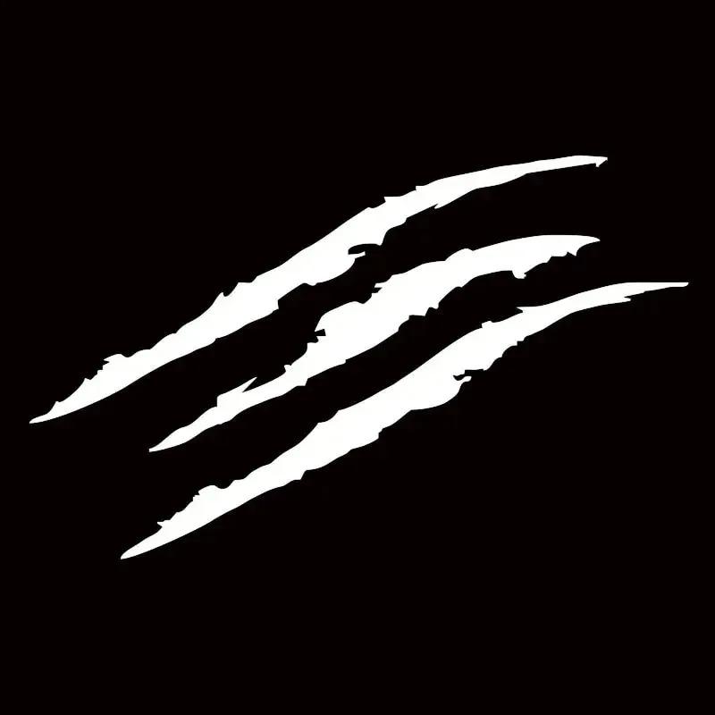 2024 New Design Monster Claw Marks Headlight Vinyl Decals Car DIY Stickers Stripes Scratch Decoration Universal for All Cars