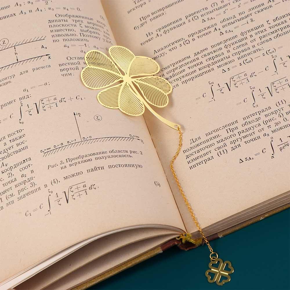 Clip Vintage Retro Book Clip Chinese Style Metal Bookmark Leaf Bookmark Hollow Book Mark Bookmark