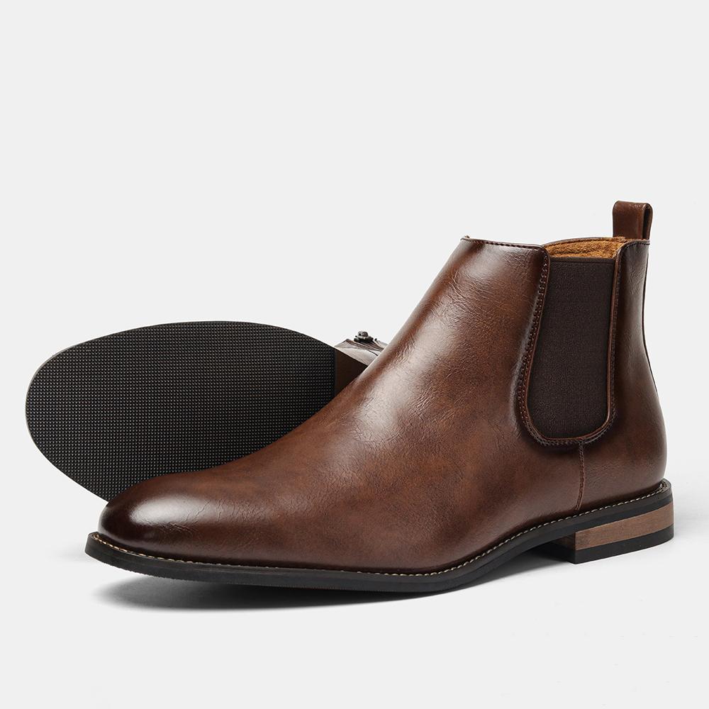 Boots Men Casual Brand Comfortable 2026 Fashion Boots Leather
