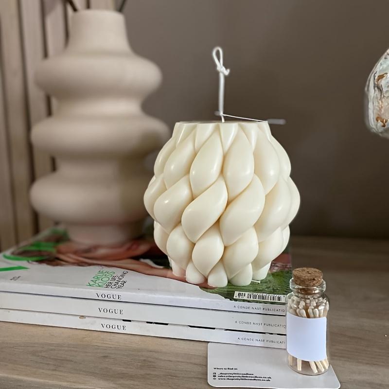 3D Geometrische Wirbel Regentropfenform Silikonform - Harz Kerzenform für DIY Epoxidharz, Wachs, Polymer Clay