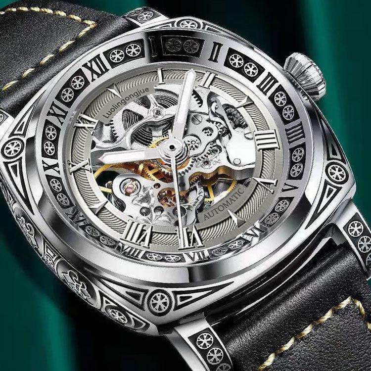 Big Monster Stainless Steel Automatic Luminous Watch