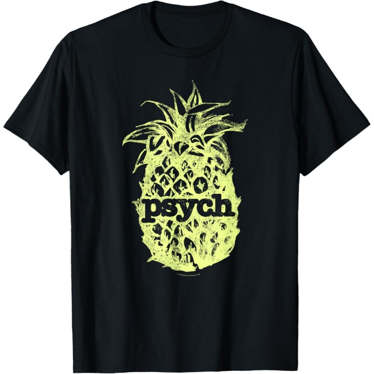 Psych Vintage Yellow Pineapple Standard T-Shirt T-Shirt(1) S