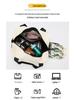 Large Capacity Travel Handbag with Dry/Wet Separation, Shoe Compartment, and Sports Fitness Storage