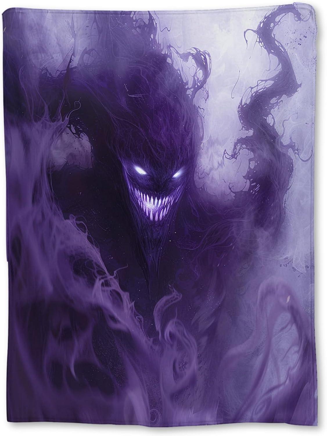 

1 шт. Хелловінський плед Чорний кажан Гарбуз Привид Череп Тонкий плед Подарунки для декору Диван Ліжко Авто Дім Кемпінг для будь-якої пори року 30x40in