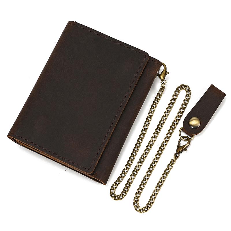 Cowhide Men's Purse Retro Fashion Vintage Pattern Male Leather Short Clutch Bag Luxury Designer Man Gift Coin Purse Wallet
