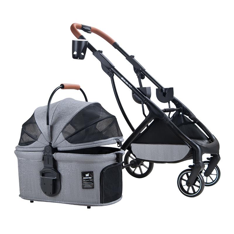 

Тележка для перевозки домашних животных, тележка для кошек, складная, для нескольких кошек и собак, отдельно, большая, для домашних животных