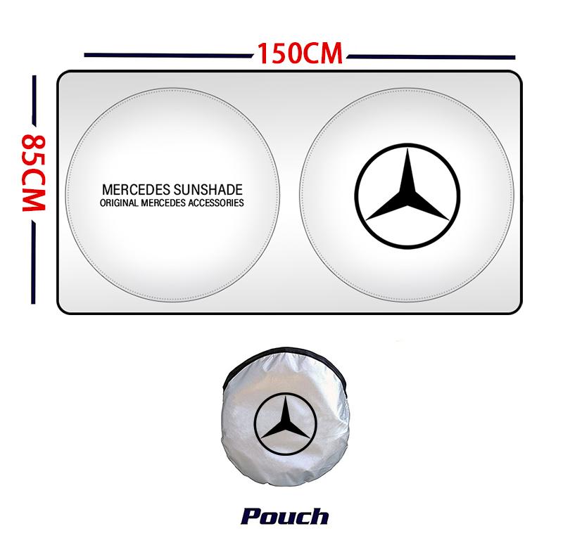 

GLC GLB Car Front Window Sunshade Shield Folding Windshield UV Block Cover For Mercedes Benz C180 C200 C260 C300 W108 W124 W126