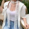 French Style Neck Strap White Black Hair Band Neckerchief Fashion Lace Long Scarf  Party Supplies